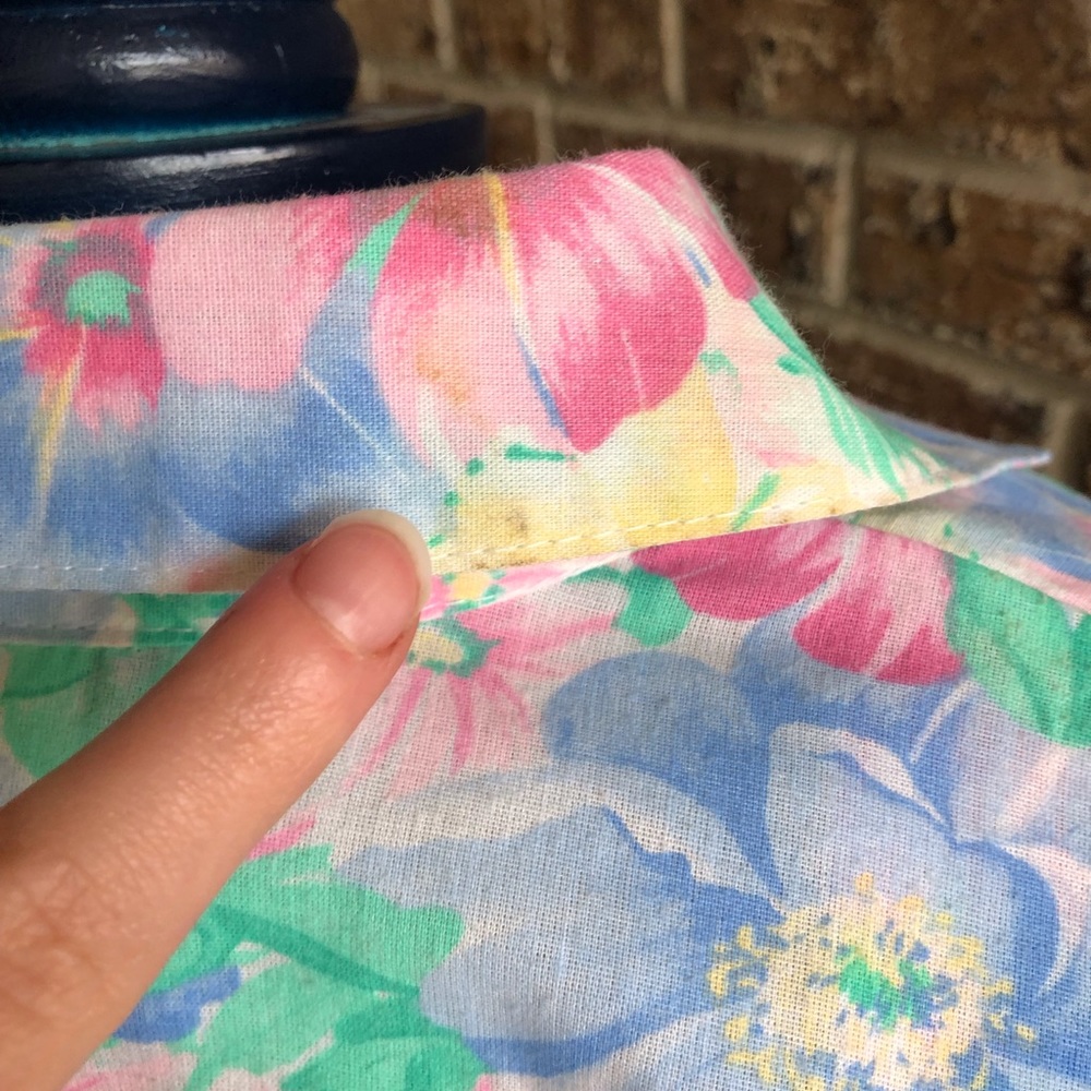 Vintage Floral The American Shirt Dress - Picture 9 of 11